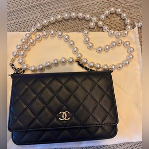 Chanel Maxi Pearl Wallet on Chain